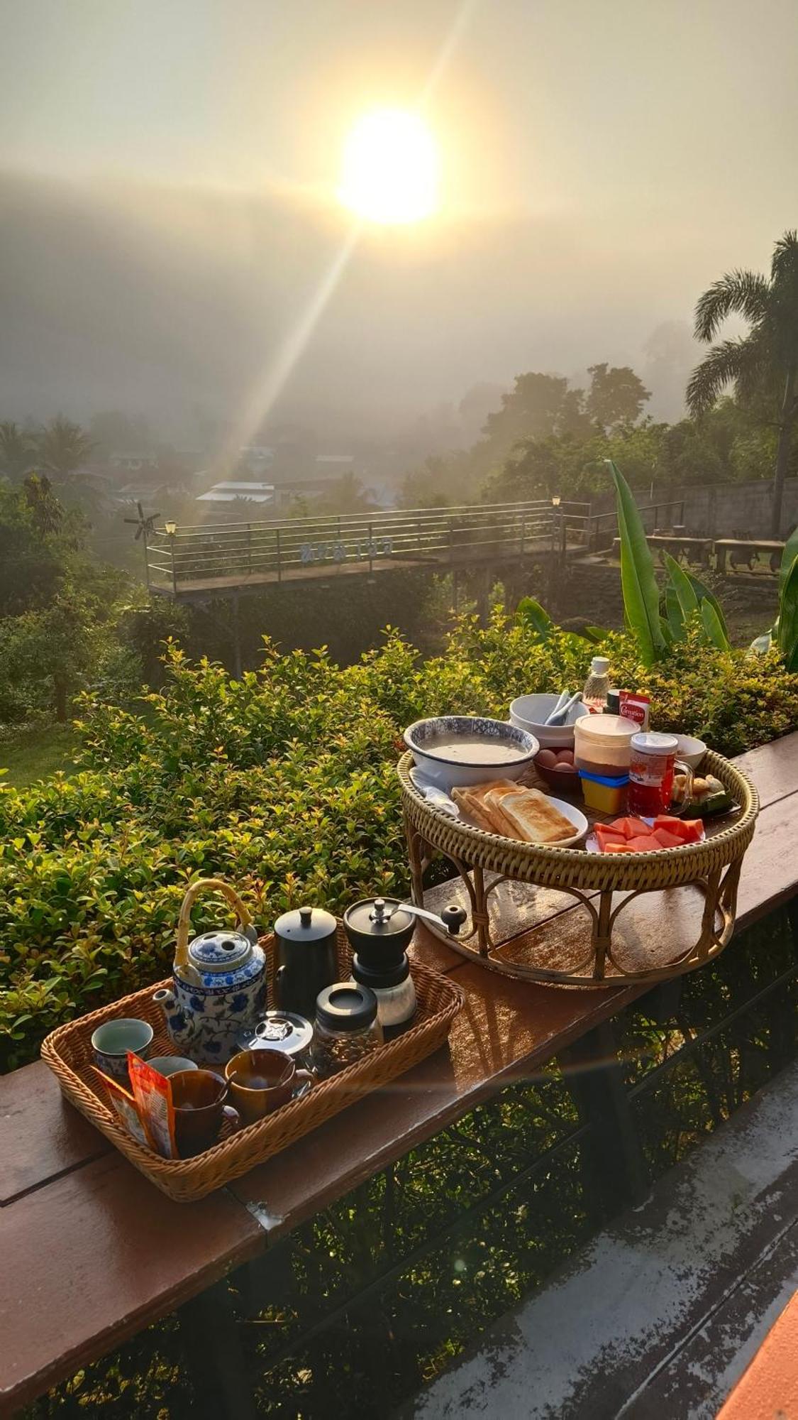 นะลาวิว รีสอร์ท ปัว Nala View Resort Pua Exterior foto